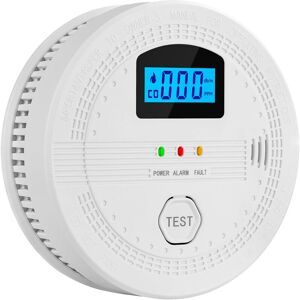 BEXTCOK Combined Smoke and CO Detector 2-in-1, Battery-Powered, Easy Installation, English LCD Display, Size 10.7×10.7×3.8 cm BEXTCOK Combined Smoke and CO Detector 2-in-1, Battery-Powered, Easy Installation, English LCD Display, Size 10.7×10.7×3.8 cm