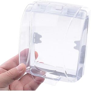 2 Pack Doorbell Waterproof Cover, Transparent Rain Cover, Rainproof Box, Suitable for Outdoor, Button Waterproof Cover - Csparkv 2 Pack Doorbell Waterproof Cover, Transparent Rain Cover, Rainproof Box, Suitable for Outdoor, Button Waterproof Cover - Csparkv