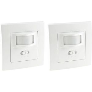 Motion detector i recessed i led compatible with a range of 9 m - 2-wire technology - IP20 i replaces a switch, White - Csparkv Motion detector i recessed i led compatible with a range of 9 m - 2-wire technology - IP20 i replaces a switch, White - Csparkv