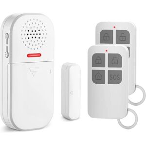 BASETBL Door and Window Alarm, 2 Remote Controls, 130dB Siren, Adjustable Volume, 5 Alarm Modes, Magnetic Security Sensor, Wireless Home Alarm for Home, BASETBL Door and Window Alarm, 2 Remote Controls, 130dB Siren, Adjustable Volume, 5 Alarm Modes, Magnetic Security Sensor, Wireless Home Alarm for Home,