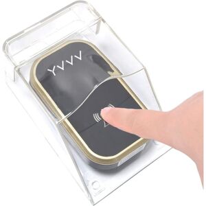 AIPERQ Doorbell Button Waterproof Cover Transparent Protective Cover Wireless Wall Mount Outdoor Rainproof Doorbell Protector Waterproof Case for Door AIPERQ Doorbell Button Waterproof Cover Transparent Protective Cover Wireless Wall Mount Outdoor Rainproof Doorbell Protector Waterproof Case for Door