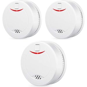 WOIYIC Fire Detector with Photoelectric Sensor, Automated Testing for Home/Shop/Company(3 Pcs) WOIYIC Fire Detector with Photoelectric Sensor, Automated Testing for Home/Shop/Company(3 Pcs)