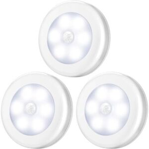 TOOLIVE Motion Sensor Light, LED Motion Detector Closet Light, Battery Powered (Not Included), for Wardrobe/Shelf/Entryway/Garage/Kitchen/Passageway, 3 Pack TOOLIVE Motion Sensor Light, LED Motion Detector Closet Light, Battery Powered (Not Included), for Wardrobe/Shelf/Entryway/Garage/Kitchen/Passageway, 3 Pack