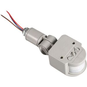 SNQ Outdoor LED Switch Detector 90-250V 180 Degree Infrared PIR Motion Sensor Wall Mounted Gray SNQ Outdoor LED Switch Detector 90-250V 180 Degree Infrared PIR Motion Sensor Wall Mounted Gray