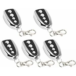 CYSLMUK 5 Pack Electric Garage Door Opener Remote Control 433MHz Cloning Gate Garage Door Opener Universal Electric Cloning CYSLMUK 5 Pack Electric Garage Door Opener Remote Control 433MHz Cloning Gate Garage Door Opener Universal Electric Cloning