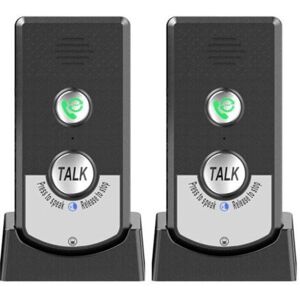 MCBOSON Pack of 2 Wireless Intercoms For Home, Two-Way Calling, Ultra-Long Distance Wireless Portable Voice Intercom For Seniors, Room-to-Room Communication, MCBOSON Pack of 2 Wireless Intercoms For Home, Two-Way Calling, Ultra-Long Distance Wireless Portable Voice Intercom For Seniors, Room-to-Room Communication,