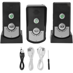 GOTRAYS Pack Voice Intercom Doorbell, 1000M usb Charging Smart Wireless Call Doorbell Waterproof Wireless Doorbell Intercom for Home Office -anpviz GOTRAYS Pack Voice Intercom Doorbell, 1000M usb Charging Smart Wireless Call Doorbell Waterproof Wireless Doorbell Intercom for Home Office -anpviz