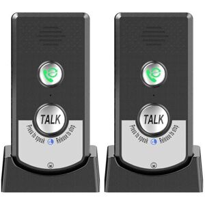 SNQ Set of 2 Wireless Home Intercoms, Two-Way Calling, Ultra Long Range Wireless Portable Voice Intercom for Seniors, Room-to-Room Communication, TR SNQ Set of 2 Wireless Home Intercoms, Two-Way Calling, Ultra Long Range Wireless Portable Voice Intercom for Seniors, Room-to-Room Communication, TR