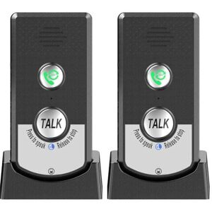 TORMATOR Set of 2 Wireless Home Intercoms, Two-Way Calling, Ultra Long Range Wireless Portable Voice Intercom for Seniors, Room-to-Room Communication, TR TORMATOR Set of 2 Wireless Home Intercoms, Two-Way Calling, Ultra Long Range Wireless Portable Voice Intercom for Seniors, Room-to-Room Communication, TR