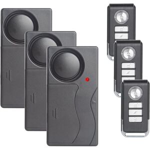 Neptune Set of 3 anti-theft motion detectors, 110 dB – High sensitivity – Adjustable security system for doors, windows, bicycles, motorcycles and houses Neptune Set of 3 anti-theft motion detectors, 110 dB – High sensitivity – Adjustable security system for doors, windows, bicycles, motorcycles and houses