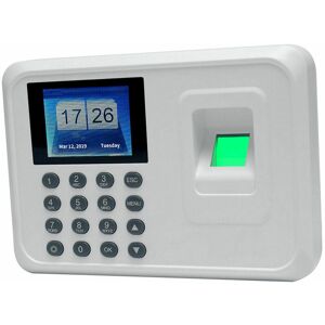 Lling - Smart Biometric Fingerprint Employee Registration Recorder dc 5V 2.4 Inch tft lcd Screen Time Attendance Clock, Model: White eu Plug Lling - Smart Biometric Fingerprint Employee Registration Recorder dc 5V 2.4 Inch tft lcd Screen Time Attendance Clock, Model: White eu Plug