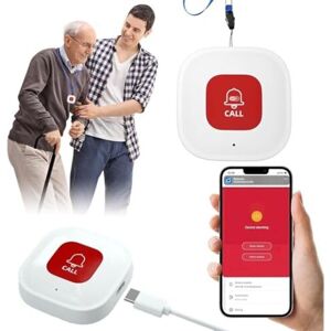 ODIPIE Smart emergency button for seniors, WiFi home emergency call mobile phone, Tuya/Smart Life/Alexa compatible alarm button for patients, children ODIPIE Smart emergency button for seniors, WiFi home emergency call mobile phone, Tuya/Smart Life/Alexa compatible alarm button for patients, children