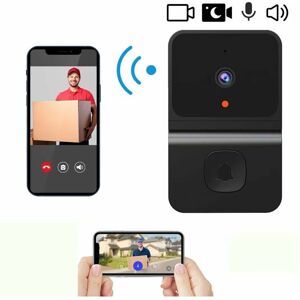 Hoopzi - Smart Wireless Doorbell Camera, WiFi Video Doorbell Camera with Two-Way Audio, Night Vision, Cloud Storage, Water-Resistant hd Security Hoopzi - Smart Wireless Doorbell Camera, WiFi Video Doorbell Camera with Two-Way Audio, Night Vision, Cloud Storage, Water-Resistant hd Security