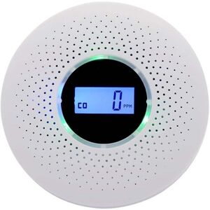 ANPVIZ Smoke detector, combined smoke and carbon monoxide detector, combined alarm with audible warning and digital display, battery-operated ANPVIZ Smoke detector, combined smoke and carbon monoxide detector, combined alarm with audible warning and digital display, battery-operated