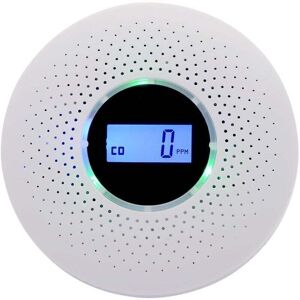 DEBUNS Smoke detector, combined smoke and carbon monoxide detector, composite alarm with audible warning and battery-powered digital display, DEBUNS Smoke detector, combined smoke and carbon monoxide detector, composite alarm with audible warning and battery-powered digital display,