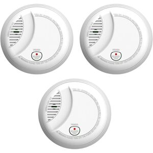 ODIPIE Smoke detector, fire alarm sensor with photoelectric sensor, certified to EN 14604 (437-3PCS) ODIPIE Smoke detector, fire alarm sensor with photoelectric sensor, certified to EN 14604 (437-3PCS)