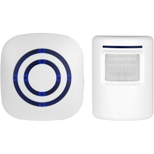 Briday - T801 Chime Wireless Doorbell pir Motion Detector Sensor for Home Shop Store (White) Briday - T801 Chime Wireless Doorbell pir Motion Detector Sensor for Home Shop Store (White)