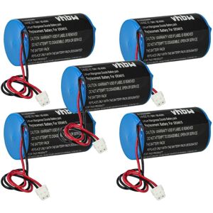 Vhbw - 5x Battery compatible with Visonic MCS-730, MCS-710, MCS-720 Alarm Units, Home Security, Wireless Outdoor Siren (19000 mAh, 3.6 v, Li-MnO2) Vhbw - 5x Battery compatible with Visonic MCS-730, MCS-710, MCS-720 Alarm Units, Home Security, Wireless Outdoor Siren (19000 mAh, 3.6 v, Li-MnO2)
