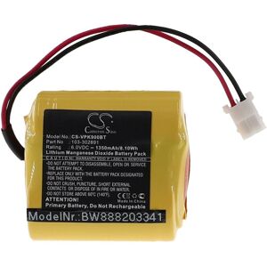 Battery Replacement for Visonic GP2CR123A, EVE2CR17450-C, 103-302915, OSA363, 103-302891 for Motion Sensor (1350 mAh, 6 v, Li-MnO2) - Vhbw Battery Replacement for Visonic GP2CR123A, EVE2CR17450-C, 103-302915, OSA363, 103-302891 for Motion Sensor (1350 mAh, 6 v, Li-MnO2) - Vhbw