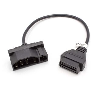 Vhbw - OBD2 adapter cable on-board-diagnostics plug 7pin OBD1 to 16pin OBD2 compatible with Ford vehichle, diagnostic tool 30cm Vhbw - OBD2 adapter cable on-board-diagnostics plug 7pin OBD1 to 16pin OBD2 compatible with Ford vehichle, diagnostic tool 30cm