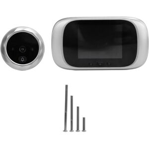 GROOFOO Visual Door Viewer Door Smart Peephole Camera Doorbell with 2.8 Inch LCD Display Infrared Night Visual Photo Taking for Home Security Silver GROOFOO Visual Door Viewer Door Smart Peephole Camera Doorbell with 2.8 Inch LCD Display Infrared Night Visual Photo Taking for Home Security Silver