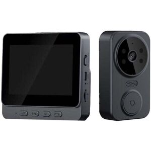 Waterproof Outdoor Wireless Doorbell 1080P Wireless Doorbell with 4.3" IPS Screen Camera IP65 Waterproof Wireless Video Intercom Waterproof Outdoor Wireless Doorbell 1080P Wireless Doorbell with 4.3" IPS Screen Camera IP65 Waterproof Wireless Video Intercom
