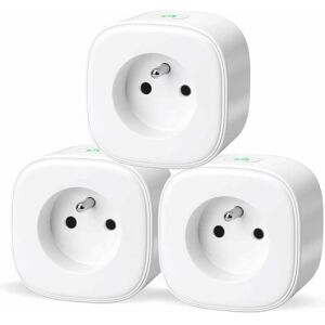 NEIGE WiFi Smart Plug (fr), Smart Plug Compatible with Alexa, Google Home and SmartThings, Programmable French Plug with Remote Control, Voice Control and NEIGE WiFi Smart Plug (fr), Smart Plug Compatible with Alexa, Google Home and SmartThings, Programmable French Plug with Remote Control, Voice Control and