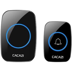 HOOPZI Wireless Doorbell, 300 Meters Waterproof Door Bell Electronic Chime, Chime Kit with 1 Plug-in Receivers, Wireless Chime Kit with LED Flash HOOPZI Wireless Doorbell, 300 Meters Waterproof Door Bell Electronic Chime, Chime Kit with 1 Plug-in Receivers, Wireless Chime Kit with LED Flash