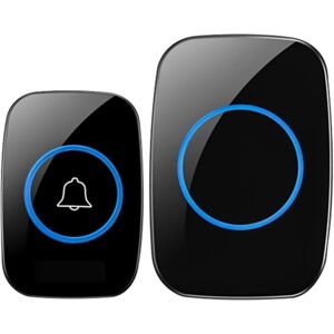 WOIYIC Wireless Doorbell, 5 Volume Levels 60 Melodies And LED Indicator, 300M One Transmitter With One Plug-in Receiver, Wireless Doorbell IP55 Waterproof WOIYIC Wireless Doorbell, 5 Volume Levels 60 Melodies And LED Indicator, 300M One Transmitter With One Plug-in Receiver, Wireless Doorbell IP55 Waterproof