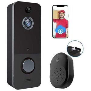 Tonchean - Wireless Doorbell Camera, with Motion Detection, Cloud Storage, Live hd Image, Night Vision, 2.4G Wi-Fi Compatible Tonchean - Wireless Doorbell Camera, with Motion Detection, Cloud Storage, Live hd Image, Night Vision, 2.4G Wi-Fi Compatible