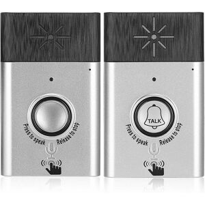 HOOPZI Wireless Doorbell, Smart Wireless Voice Two-Way Intercom Doorbell Security System Doorbell Kit for Home, Office, Hotel. HOOPZI Wireless Doorbell, Smart Wireless Voice Two-Way Intercom Doorbell Security System Doorbell Kit for Home, Office, Hotel.