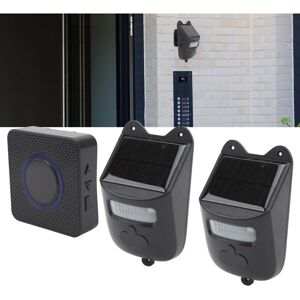 TORMATOR Wireless Doorbell, Solar-Powered Infrared Doorbell, Home Motion Detection Alarm with 1 Receiver and 2 Entry Detectors. TORMATOR Wireless Doorbell, Solar-Powered Infrared Doorbell, Home Motion Detection Alarm with 1 Receiver and 2 Entry Detectors.