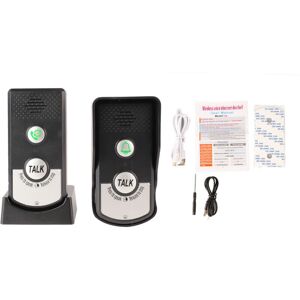 TEHTUY Wireless long-range voice intercom doorbell with 3 adjustable volume and sound levels. TEHTUY Wireless long-range voice intercom doorbell with 3 adjustable volume and sound levels.