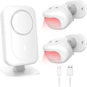 Wireless Motion Sensor Alarm, Door Alarm Sensor ,Bed Alarms for Elderly,Fall Prevention for Elderly Dementia Patients Elderly Monitoring Door Entry,2 Wireless Motion Sensor Alarm, Door Alarm Sensor ,Bed Alarms for Elderly,Fall Prevention for Elderly Dementia Patients Elderly Monitoring Door Entry,2