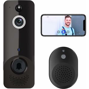 ODIPIE Wireless outdoor smart video doorbell camera with ring chime, 1080p HD video, AI human detection, cloud storage, night vision, battery powered, time ODIPIE Wireless outdoor smart video doorbell camera with ring chime, 1080p HD video, AI human detection, cloud storage, night vision, battery powered, time