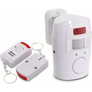 COOCHEER Wireless siren, infrared security system, IR-PIR sensor, motion detector, 2 remote controls for home, camper van and garage COOCHEER Wireless siren, infrared security system, IR-PIR sensor, motion detector, 2 remote controls for home, camper van and garage