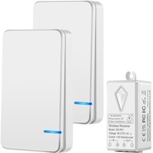 BEIJIYI Wireless Switch, 220V Wireless Two-Way Switch, No Wiring Required, IP66 Waterproof - 100m Range, Wireless Switch for Lighting On/Off (2 Switches, 1 BEIJIYI Wireless Switch, 220V Wireless Two-Way Switch, No Wiring Required, IP66 Waterproof - 100m Range, Wireless Switch for Lighting On/Off (2 Switches, 1