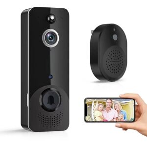 ANPVIZ Wireless video doorbell, WiFi video doorbell, intelligent person detection, night vision, cloud storage, real-time alarm ANPVIZ Wireless video doorbell, WiFi video doorbell, intelligent person detection, night vision, cloud storage, real-time alarm