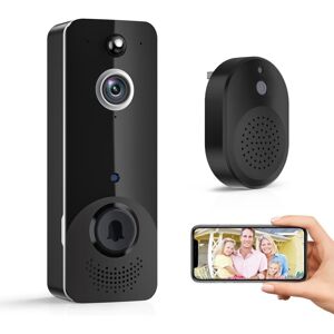 ANPVIZ Wireless Video Doorbell with Chime, Cloud Storage, Battery-Powered, Indoor/Outdoor Surveillance, Intelligent AI Person Detection, 2.4G Wi-Fi, Two-Way ANPVIZ Wireless Video Doorbell with Chime, Cloud Storage, Battery-Powered, Indoor/Outdoor Surveillance, Intelligent AI Person Detection, 2.4G Wi-Fi, Two-Way