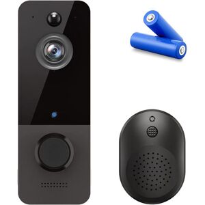 LIIYIELA Wireless video intercom, interior/exterior security camera with timbre, two-way audio, AI-driven person detection, night vision, instant alerts, live LIIYIELA Wireless video intercom, interior/exterior security camera with timbre, two-way audio, AI-driven person detection, night vision, instant alerts, live