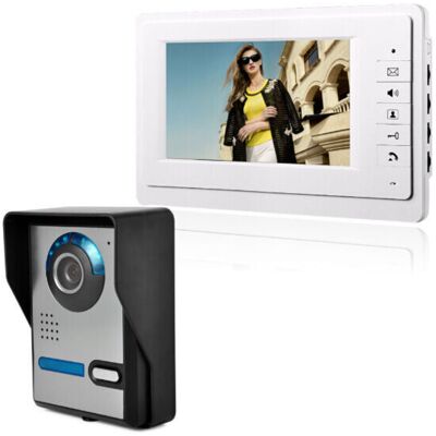 LIIYIELA 7-inch LCD video doorbell, tone, intercom, camera, monitor, home security system, 110-240 V (EU) LIIYIELA 7-inch LCD video doorbell, tone, intercom, camera, monitor, home security system, 110-240 V (EU)