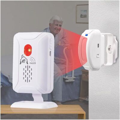 YS-YALOTRS Bed sensor alarm and fall prevention version for the elderly/dementia and more, caregiver pager motion sensor alert with 5 volume levels YS-YALOTRS Bed sensor alarm and fall prevention version for the elderly/dementia and more, caregiver pager motion sensor alert with 5 volume levels