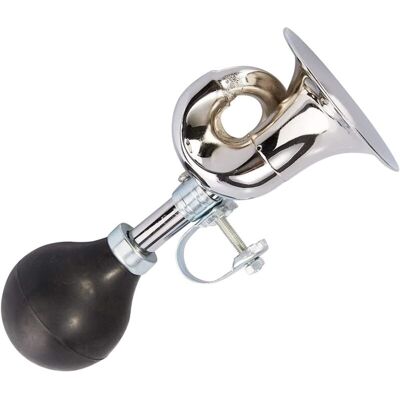 LONGZIMING Bike Horn, Bicycle Bell, Bike Trumpet Bell, Retro Metal Bike Horn, with Adjustable Clamp, Horn for Adults and Children - Non-Electronic LONGZIMING Bike Horn, Bicycle Bell, Bike Trumpet Bell, Retro Metal Bike Horn, with Adjustable Clamp, Horn for Adults and Children - Non-Electronic