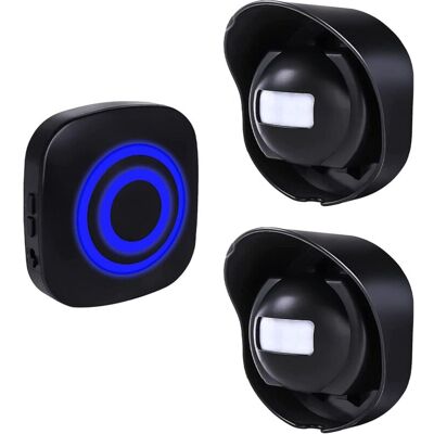 Wireless Outdoor Motion Detector Alarm, SiegenPro Doorbell Entry Alarm pir Motion Sensor and 1 Plug-in Receiver 38 Ringtones - Csparkv Wireless Outdoor Motion Detector Alarm, SiegenPro Doorbell Entry Alarm pir Motion Sensor and 1 Plug-in Receiver 38 Ringtones - Csparkv