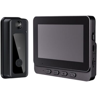 NICOLA Wireless Video Doorbell, Smart Video Intercom with 4.3-inch HD Screen, No Card Required NICOLA Wireless Video Doorbell, Smart Video Intercom with 4.3-inch HD Screen, No Card Required