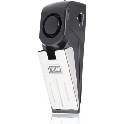 Memkey - Door Stopper Alarm, 120dB Burglar Alarm for Home Travel Home Security System Stopper Security Tools Low Battery Indicator (Batteries Not Memkey - Door Stopper Alarm, 120dB Burglar Alarm for Home Travel Home Security System Stopper Security Tools Low Battery Indicator (Batteries Not