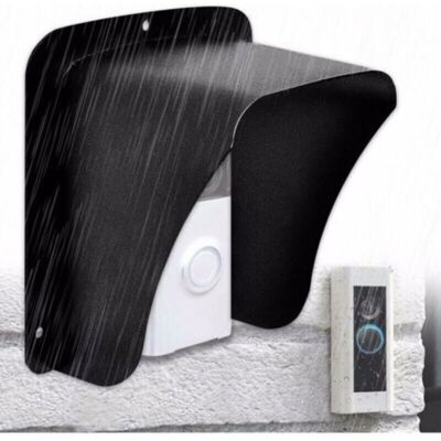 MCBOSON Doorbell Cover, Metal Waterproof Wireless Doorbell Cover for Video Camera, Chime Button, Wireless Doorbell Ring MCBOSON Doorbell Cover, Metal Waterproof Wireless Doorbell Cover for Video Camera, Chime Button, Wireless Doorbell Ring