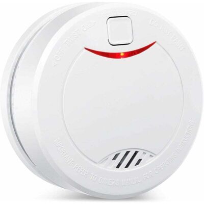 SNQ Fire Detector with Photoelectric Sensor, Automated Testing for Home/Shop/Business (1 Piece) SNQ Fire Detector with Photoelectric Sensor, Automated Testing for Home/Shop/Business (1 Piece)
