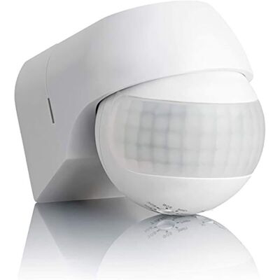 Memkey - Infrared motion sensor switch, outdoor installation, maximum range 30 m, 180° swivel Memkey - Infrared motion sensor switch, outdoor installation, maximum range 30 m, 180° swivel