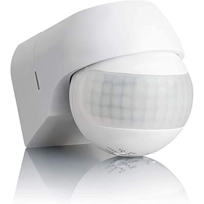BEIJIYI Infrared motion sensor switch, surface mounting, max. range 30 m, 180° rotatable BEIJIYI Infrared motion sensor switch, surface mounting, max. range 30 m, 180° rotatable